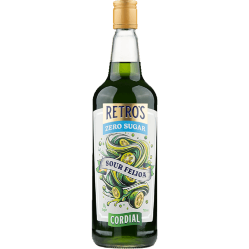 Retro Zero Sugar Sour Feijoa Cordial