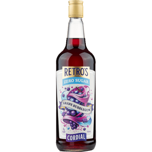 Retro Zero Sugar Grape Bubblegum Cordial
