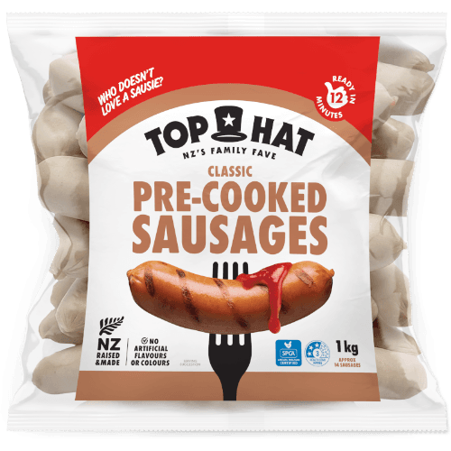 Top Hat Original Precooked Sausages