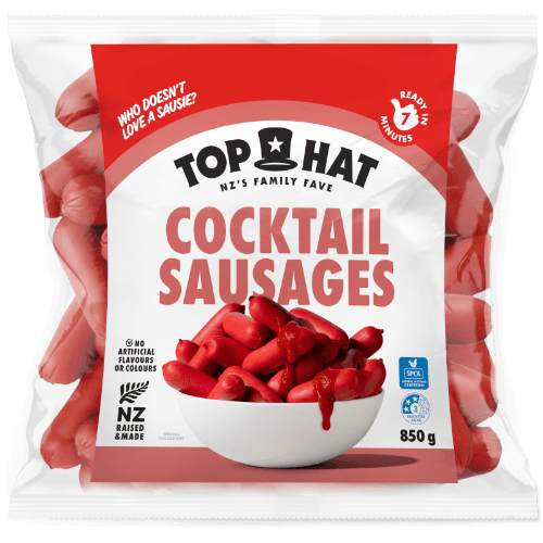 Top Hat Cocktail Precooked Sausages