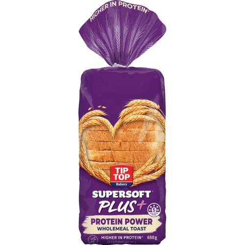 Tip Top Supersoft Plus Protein Power Wholemeal Toast Bread