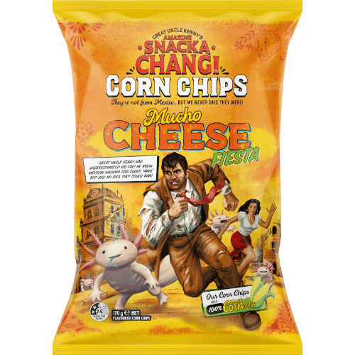 Snacka Changi Chips Mucho Cheese Fiesta Corn Chips