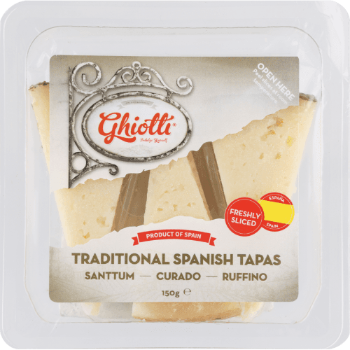 Ghiotti Spanish Selection Tapas With Cheese