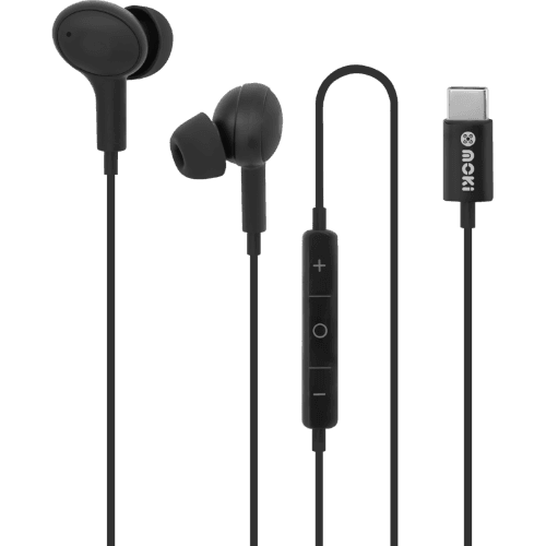Moki Black Usb-c Earphones