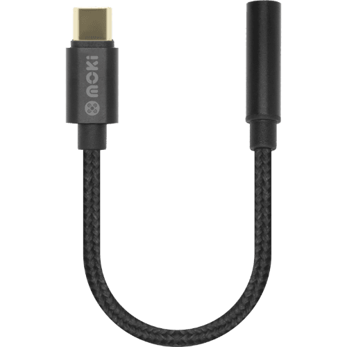 Moki Cable USB-C To 3.5mm Audio Adaptor