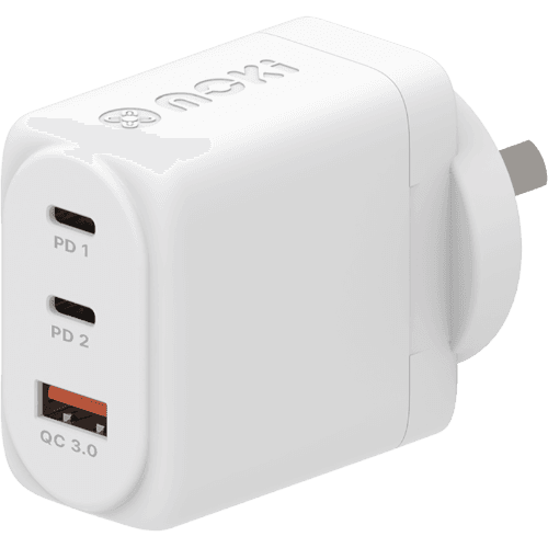 Moki White PD 65w Wall Charger