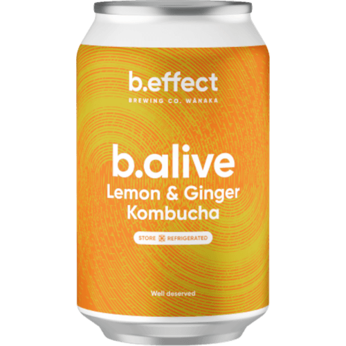 B.Effect Lemon & Ginger Kombucha