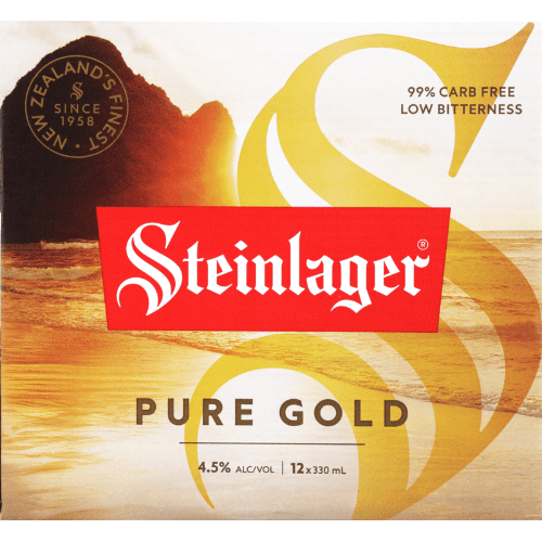 Steinlager Pure Gold Lager Bottles