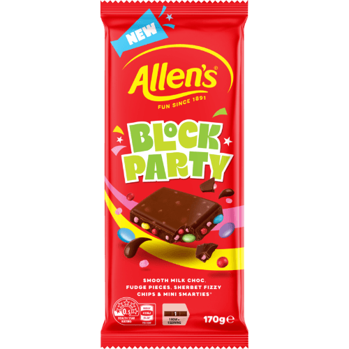 Allen's Block Party Milk Chocolate Block