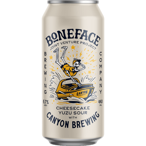 Boneface Cheesecake Yuzu Sour with Canyon Brewing