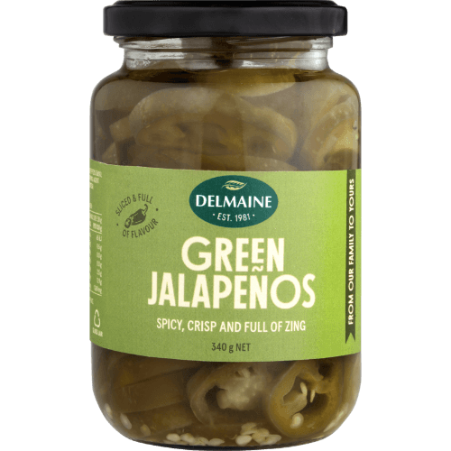 Delmaine Sliced Green Jalapenos Pickles