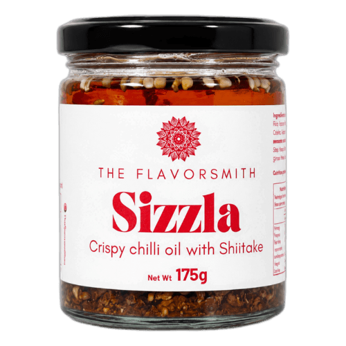 The Flavorsmith Sizzla Crispy Chilli Oil With Shiitake Sauce