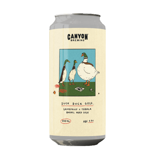 Canyon Brewing Duck Duck Gose Grapefuit & Tequila Barrel Aged Gose