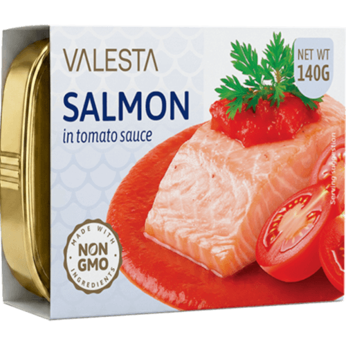 Valesta Salmon in Tomato Sauce