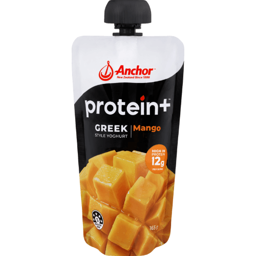 Anchor Protein+ Mango Greek Style Yoghurt Pouch