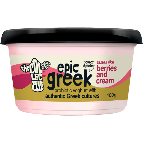 The Collective Epic Greek Berries & Cream Probiotic Yoghurt