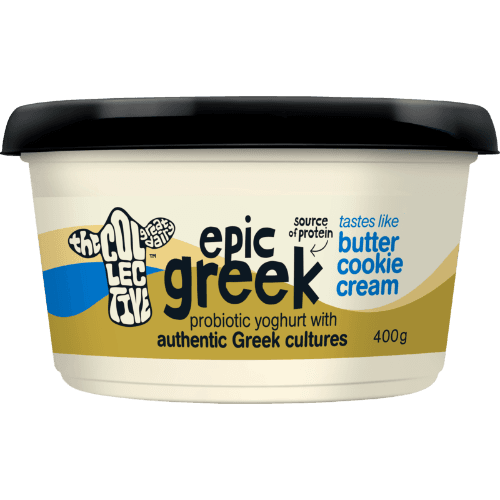 The Collective Epic Greek Butter Cookie Cream Probiotic Yoghurt