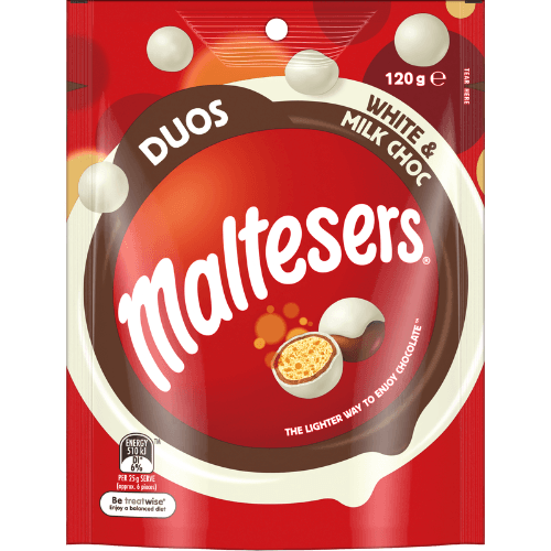 Maltesers Milk Choc and White Choc Duo