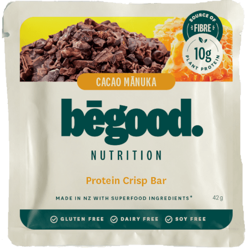 Begood Nutrition Cacao Manuka Protein Crisp Bar
