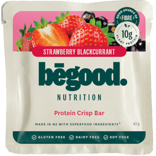 Begood Nutrition Strawberry Blackcurrant Protein Crisp Bar