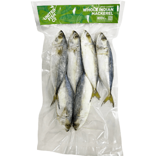 United Fish Co Wild Caught Whole Indian Mackerel