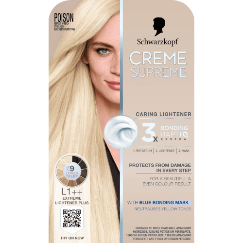 Schwarzkopf Creme Supreme L1++ Extreme Lightener Plus Hair Colour