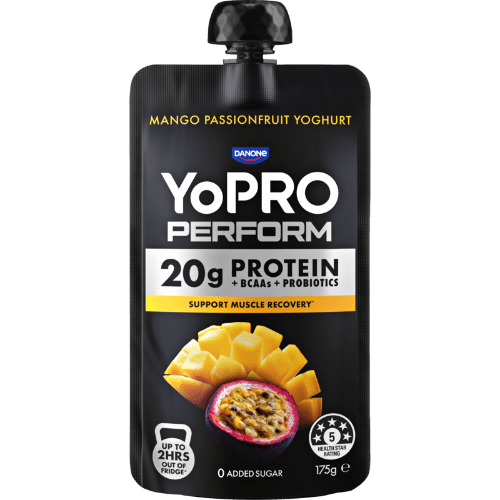 YoPRO Perform Mango Passionfruit Yoghurt Pouch