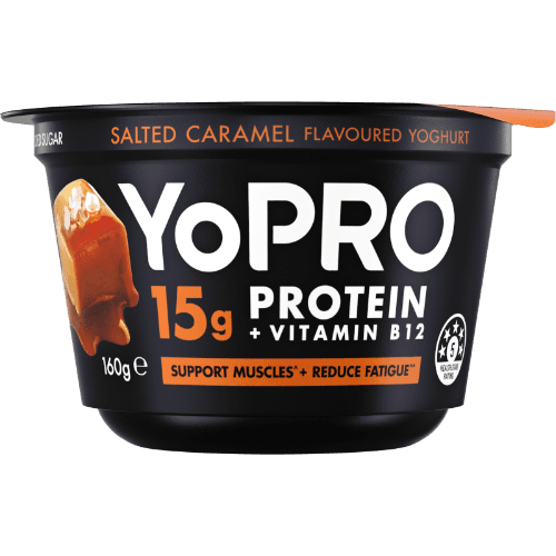 YoPRO Salted Caramel Flavoured Yoghurt
