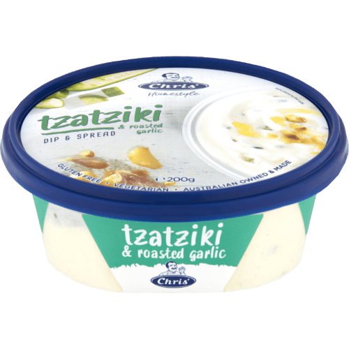 Chris' Foods Tzatziki & Roasted Garlic Dip