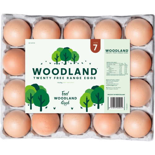 Woodland Free Range Size 7 Eggs