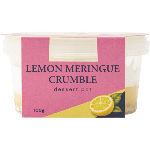 Rocket Foods Lemon Meringue Crumble Dessert Pot