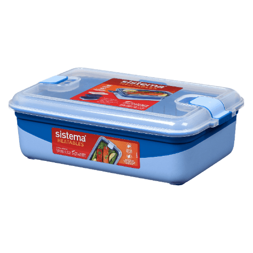 Sistema Heatables Rectangle Food Container with Steamer Tray 2.45 L