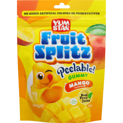 Yum Star Gummy Mango Flavour Fruit Splitz