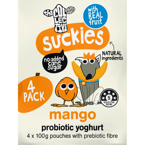 The Collective Suckies Mango Probiotic Yoghurt Pouch