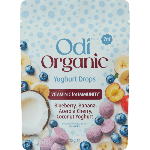 Odi Blueberry Organic Yoghurt Drops 7m+