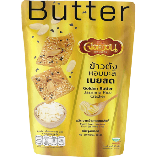Jornguan Golden Butter Jasmine Rice Cracker