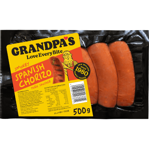 Grandpa's Smokey Spanish Chorizo Pork Sausage