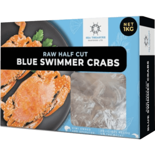 Sea Treasure Seafoods Crab Half Cut Swimmer L