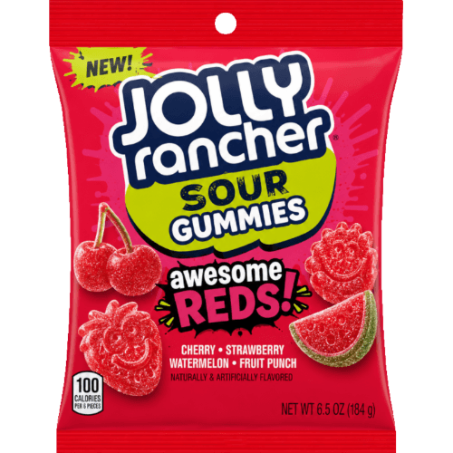 Jolly Rancher Awesome Reds Sour Gummies