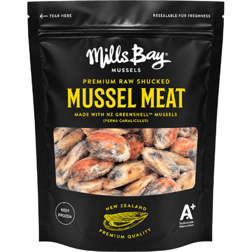 Mills Bay Mussels Frozen Free Flow Mussel Meat