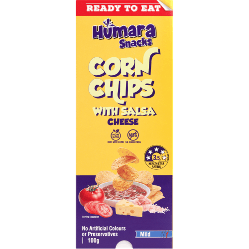HUMARA Cheese Corn Chips with Salsa