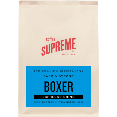 Coffee Supreme Boxer Blend Espresso Grind Coffee