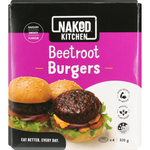 Naked Kitchen Beetroot Burger