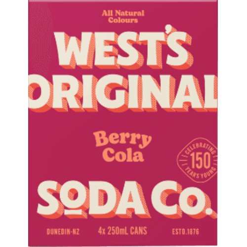 Wests Berry Cola Carbonated Beverages