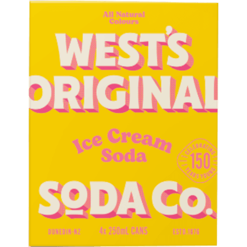Wests Ice Cream Soda Carbonated Beverages