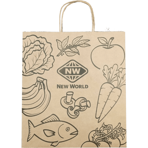 Trade Island New World Art Check Out Bag
