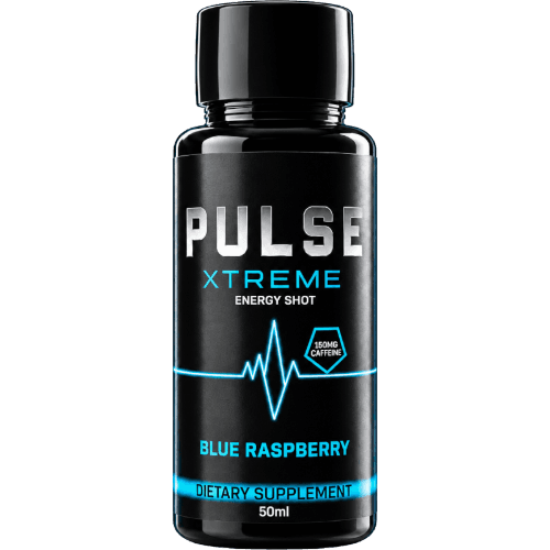 PulsePoint Energy Xtreme Blue Raspberry Energy Shot Dietary Suppliment