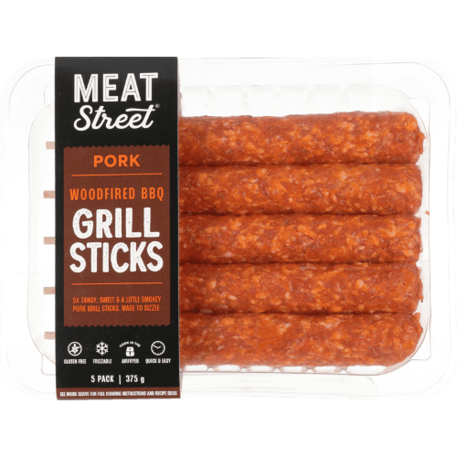 Meat Street Pork Woodfired BBQ Grill Sticks