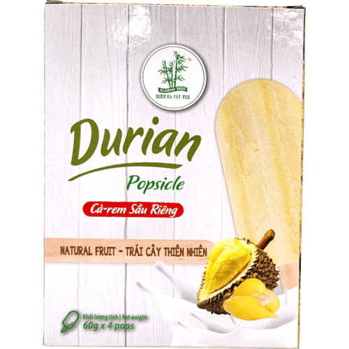 Bamboo Tree Natural 50% Durian Fruit Popsicle