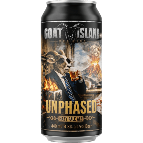 Goat Island Brewing Unphased Hazy Pale Ale